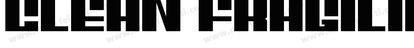 Clean Fragilia字体转换